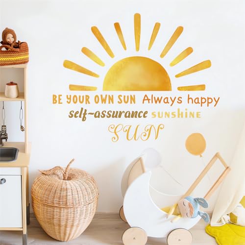 Vinilo decorativo removible con frases motivacionales