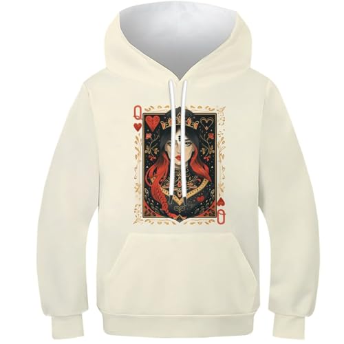 Sweat à capuche enfant art jeu de cartes le cadeau d'anniversaire idéal