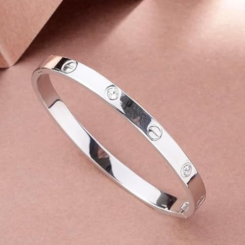 Image of Bamboo Pattern Bracelet for Women | Premium Gold Plated Cuff Bracelet | Minimalist Designer Jewellery for Daily & Party | Gift for Her
