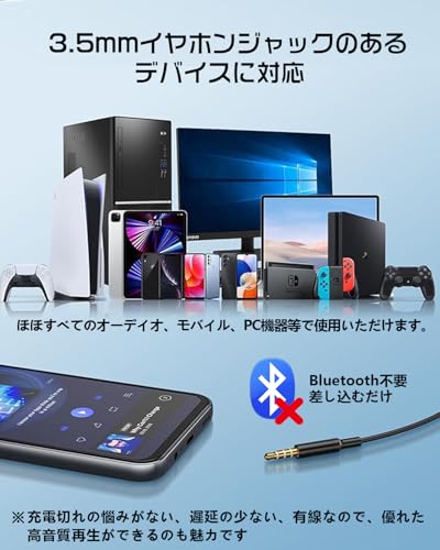 Ayoii 有線イヤホン 3.5mmカナル型