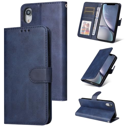 Protezione Superiore -- Cover iPhone XR silicone in pelle, Realizzata in morbida pelle PU premium con una speciale custodia interna in TPU, offre un design antiurto integrale protegge il tuo dispositivo da graffi superficiali, cadute e urti. Mantiene la forza delle fibre e la sua struttura superficiale naturale ti dà una sensazione tattile rilassante e lussuosa.