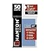 Phantom Sleeves: Rust Size 54 x 80mm: Glossy Front/Matte Back - 50 Pack - Transparent Protective Card Sleeves for Board Games & Trading Cards