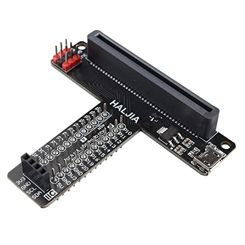 HALJIA GPIO Expansion Board T-type for BBC Microbit T Adapter Breakout Board Microcontroller DIY Coding kit Compatible with BBC Micro:bit V2 - Image 2