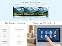 ESP32-P4-WIFI6 7 Zoll Touch Display Entwicklungsboard, Basierend auf ESP32-P4 und ESP32-C6, 7" IPS Bildschirm 1024×600, mit RS485/CAN/I2C/UART Headern, Unterstützt AI Sprachinteraktion – Ansicht 3