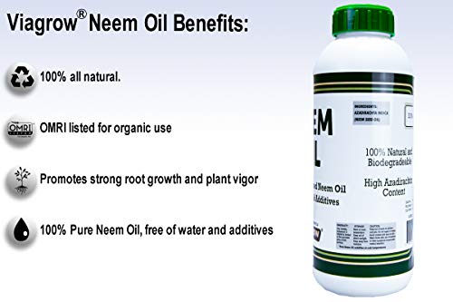 Viagrow Aceite Natural de Neem 32 oz miniatura 2