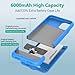 KKD Battery Case for iPhone 11, Ultra-Slim 6000mAh Rechargeable Extended Charging Case, Portable Full Protective Charger Case Compatible with iPhone 11-(6.1 inch) Blue
