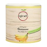 ✔️ SUPERFOOD BANANE - VEGAN & ROH - 100% aus purer Frucht - Unser Bananen Fruchtpulver wird aus frischen Bananen, durch den schonenden Prozess der Gefriertrocknung hergestellt. Bei der Gefriertrocknung werden die Früchte in speziellen Gefriertrocknungsanlagen zuerst eingefroren und anschließen wird ihnen in Vakuumkammern das Wasser entzogen. So erhalten die Früchte ihr Aroma, ihre Farbe aber vor allem ihren Geschmack und nahezu alle Vitamine.
