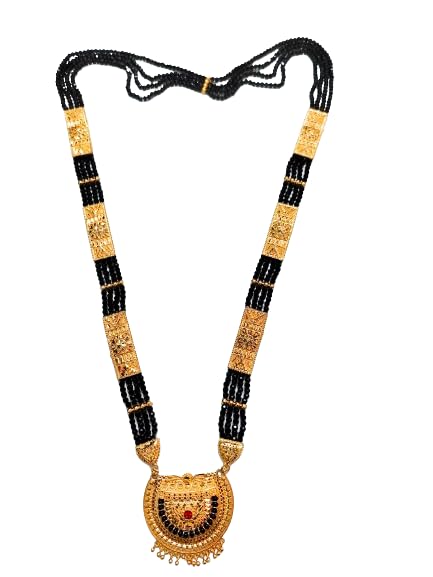 Giftomania Shoppe Womens Hot Fashion Traditional Jewellery Gold Plated Uttarakhand Mangalsutra (B0D2WF781K) Amazon Price History, Amazon Price Tracker