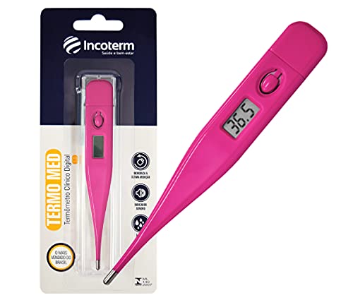 Termômetro Clínico Digital Pink Termomed Incoterm