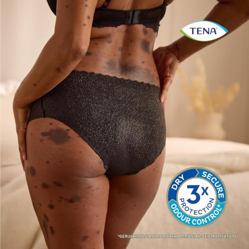 Tena Silhouette, Noir, Niedrige Taille, Größe L, 27 Höschen – Ansicht 5