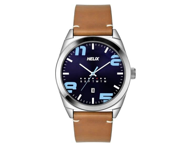 Helix Analog Blue Dial Mens Watch - TW044HG01 (B0BQY69RGY) Amazon Price History, Amazon Price Tracker