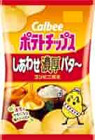 大量詰め合わせ　カルパス、ポテトチップス、ハッピーターン、たべっこどうぶつ等 カルビー ポテトチップスしあわせバター 160g×12個入り(1ケース