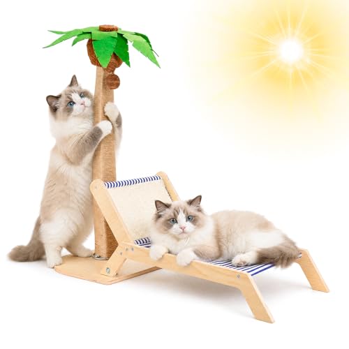 Rascador para gato torre con silla lounge 29.5 pulgadas miniatura 1