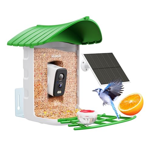 Bird Feeder with Camera, HD Birdwatching Camera with 1 Year