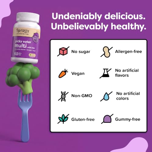 Renzo's Picky Eater Kids Multivitamin Dissolvable Tabs