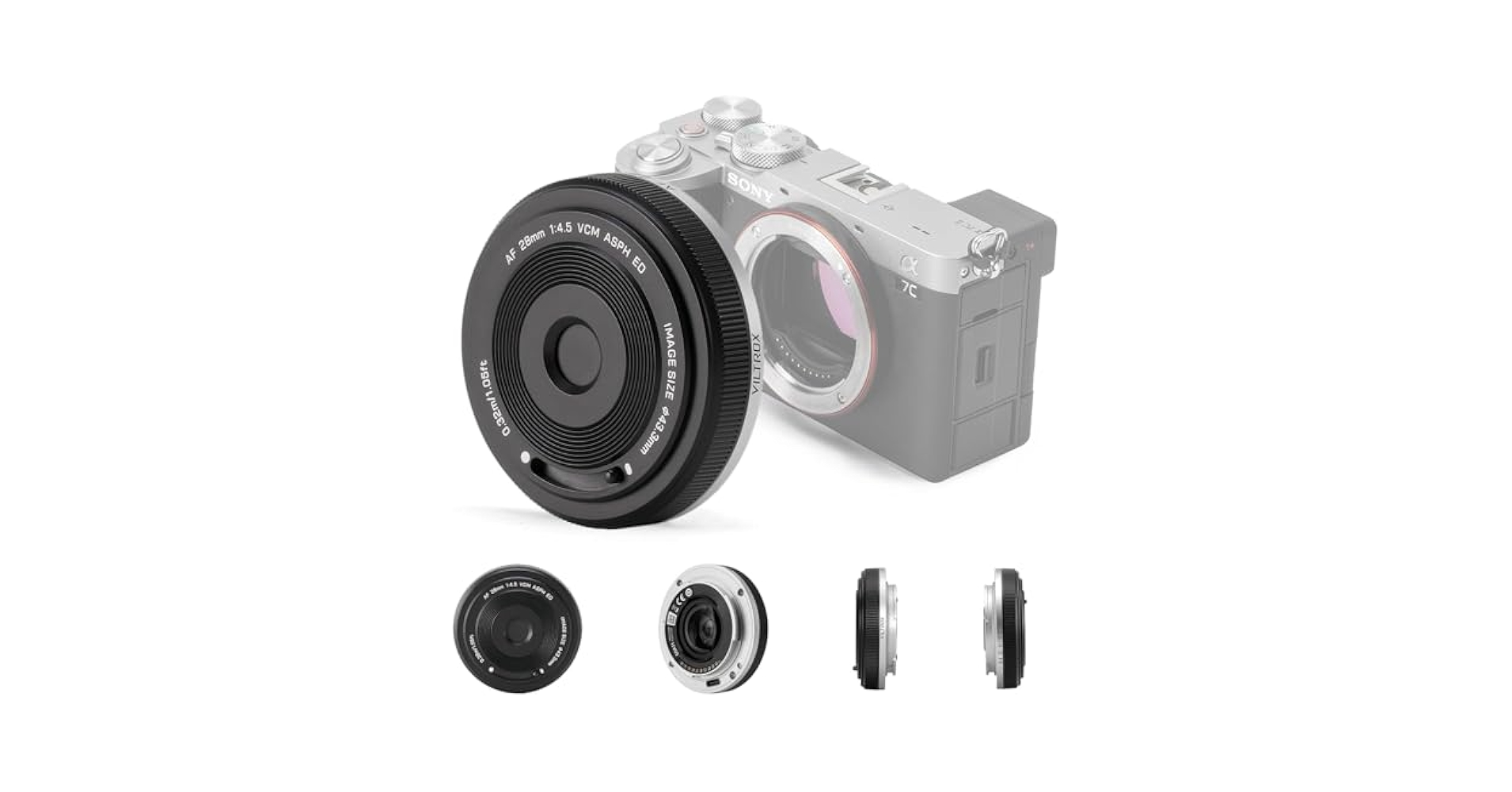 【新品未開封】VILTROX AF 28/4.5 FE レンズ Amazon.co.jp: VILTROX AF 28mm F4.5 FE 超薄型 レンズ Sony E