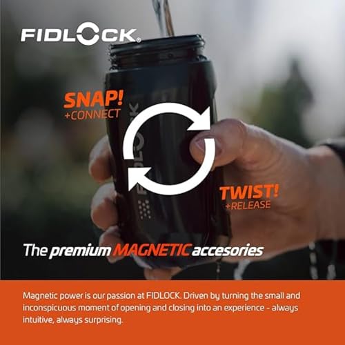 Fidlock Twist Ersatzflasche 450ml, Schwarz, 09612-P02002