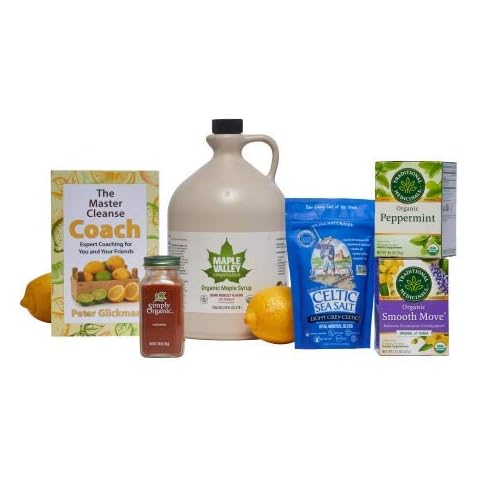 Maple Valley 16 Day Organic Master Cleanse Lemonade Detox/Kit with Peter Glickman Master Cleanse Coach Book Cover