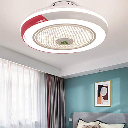 Ventilateur de plafond créatif dimmable avec éclairage LED 40W L - 2