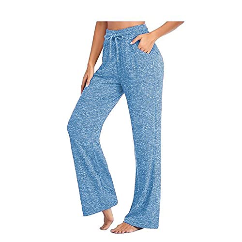 IUALXYBB Calça de moletom feminina plus size 5GG casual para ioga de secagem rápida calça de perna l