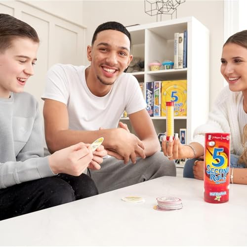 PlayMonster 5 Second Rule Mini - Quickfire Trivia Card Game for Family Fun On The Go - Family Games - Ages 8+ - Image 5