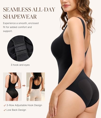 BRABIC Backless Shapewear Bodysuits for Women Tummy Control Shapewear Seamless Faja Body Shaper Suit Waist Trainer4