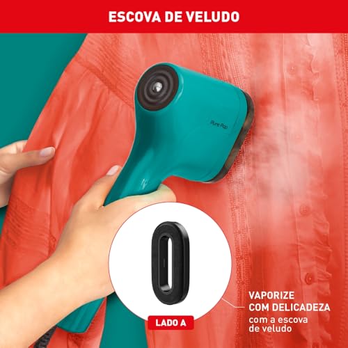 Vaporizador de Roupas Arno Pure Pop Verde, Higieniza e Desodoriza, 1100W, Aquece em 15s, Portátil, H