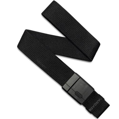 Arcade Belts Adventure Mag Aero Unisex Belt: Heavy Duty Stretch Metal Free Buckle Black