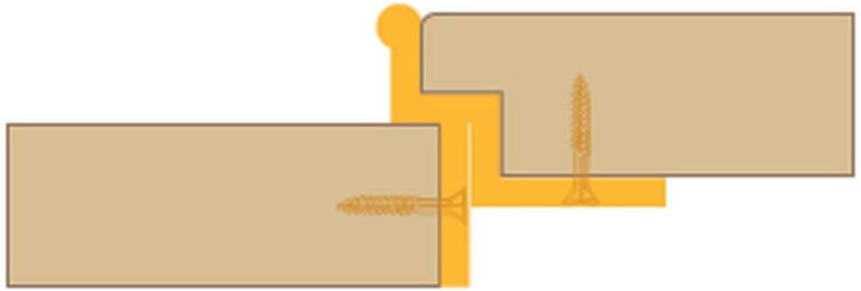 3/8" Inset Partial Wrap Hinges - Antique Brass - pair
