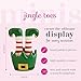 nora fleming Jingle Toes (Elf Feet) - Hand-Painted Ceramic Christmas Decor - Winter Minis for the Home and Office