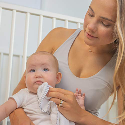 Comfy Cubs Organic Bamboo Burp Cloths, 4 Pack Large 20” By 10”, Baby Washcloths Extra Absorbent And Soft Burping Cloth Towel Wash Cloth Girl Boy (White, Pack Of 4) #TOP4