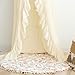 Crane Beige Ruffled Baby Crib Canopy - 118