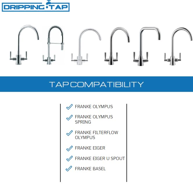 TC30- Mixer Tap Cartridge Replacement Tap Valves to Suit Franke Olympus, Abode and San Marco Per 1/2 Turn, 7.8mm x 28 Spline - Image 4