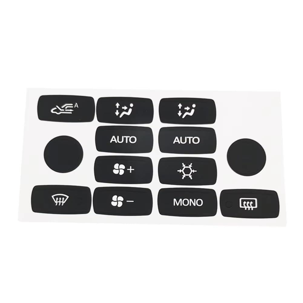 Boutons et interrupteurs usés Fiat Croma autocollants climatisation console intérieure