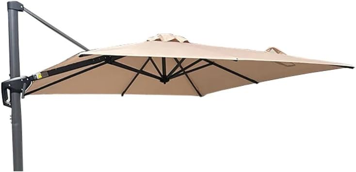 Garden Winds Custom Fit Replacement Canopy Top Cover Compatible with The Purple Leaf ZY04XHS08-KK 8 Square Patio Umbrella - Upgraded Performance RipLock 350 Fabric