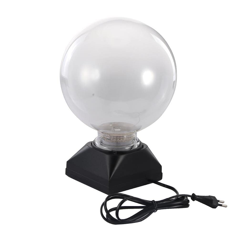 6/8 Pouces Foudre Cristal Globe Tactile nébuleuse sphère électrostatique Bureau Jouet Commande vocale veilleuses Table décor fête, 8 Pouces