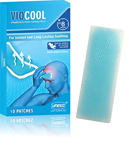 Headache and Fever Cooling Patch | Soft gentle hydrogel for insta...