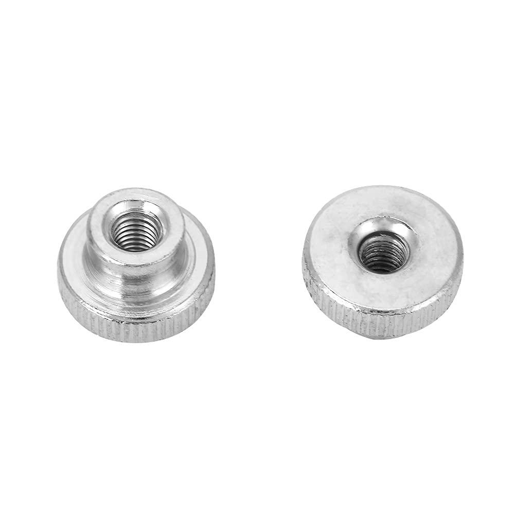 Plated Carbon Steel Knurled Thumb Nuts M3 M4 M5 M6 M8 M10, 6 Sizes for Different Needs, Handle Nut, and