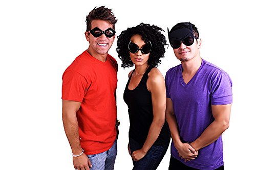 Sun-Staches DC Comics Sunglasses | Superman, Batman, Batgirl or Joker Costume Accessory | One Size Fits Most4