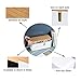 Changsuo Cable Management Box with Bamboo Lid Small Cable Organizer Box for Extension Cord Power Stripe Surge Protector Wire Management Concealer Organizer Cover Hider (Black)