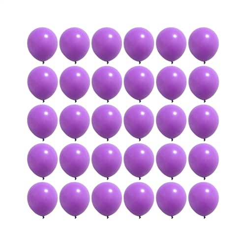 Image of 5 inch Purple Party Balloons, 100 pcs Mini Purple Latex Balloons for Birthday Wedding Baby Shower Decorations (Dark Purple)