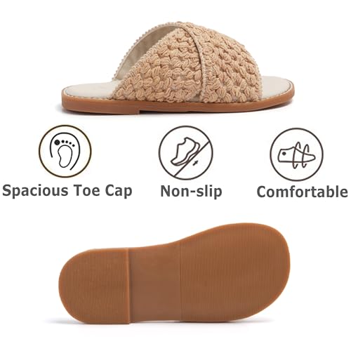 Image of THEE BRON Girls Cute Slip-On Slippers Stylish Sandals for Toddlers & Kids