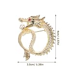 Zoom IMG-2 enamel vintage dragon brooch pin Zoom IMG-2 enamel vintage dragon brooch pin