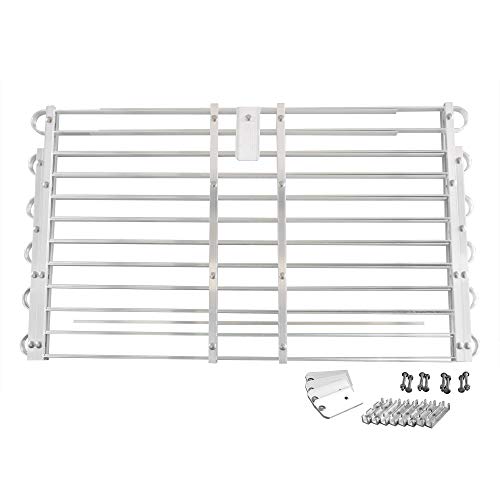 Adjust-A-Grate Window Well Grate - Model XL6 - Fits Wells with Large Radius Front Corners - 22-25 in. x 60-66 in.