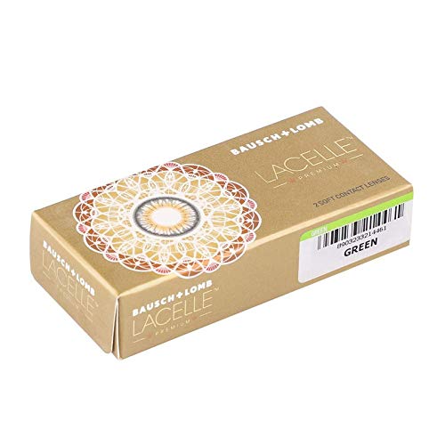 See full amazon price history chart for Bausch & Lomb Lacelle Premium Green Monthly Disposable Contact Lens (2 Lens Pack -5.25) Bausch & Lomb Lacelle Premium Green Monthly Disposable Contact Lens (2 Lens Pack -5.25) (B073P7F18T) Amazon Price History, Amazon Price Tracker
