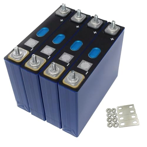 Image of LiFePO4 Cell 3.2V 50Ah Grade A Deep Cycle Battery Lithium Iron Phosphate Rechargeable Battery Max.Continous Discharge 50A /1C,Included M6 Nuts and Bus Bars