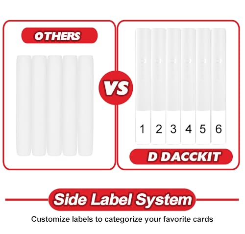 Image of Premium Card Binder 16 Pocket - Fits 1600 Cards,4X4 Ringless Card Album with Sleeves for Trading Cards & Sports Cards(Model C,Classic White)