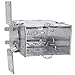 Steel City CXV Switch Box, Gangable, Welded Construction, 1 Gang, 3-Inch Length by 2-Inch Width by 3-1/2-Inch Depth, Galvanized, 25-Pack