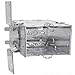 Steel City CXV Switch Box, Gangable, Welded Construction, 1 Gang, 3-Inch Length by 2-Inch Width by 3-1/2-Inch Depth, Galvanized, 25-Pack