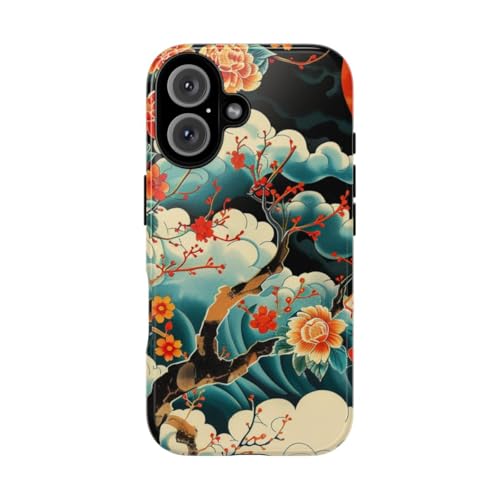 Coque rigide iPhone 16 robuste orange brillante anti-rayures